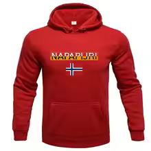 Red Napapijri Printed Felpa