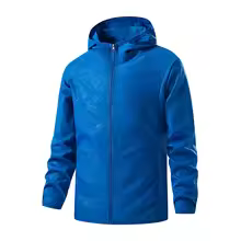 Blue Unisex Portable Giacca