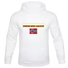 White Napapijri Printed Felpa