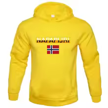Yellow Napapijri Printed Felpa