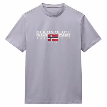 Grey Napapijri Logo Unisex Donna