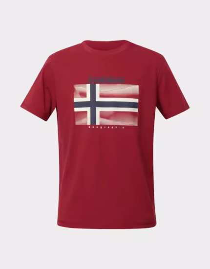 Red Napapijri Logo Unisex Donna