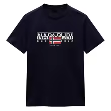 Black Napapijri Logo Unisex Donna